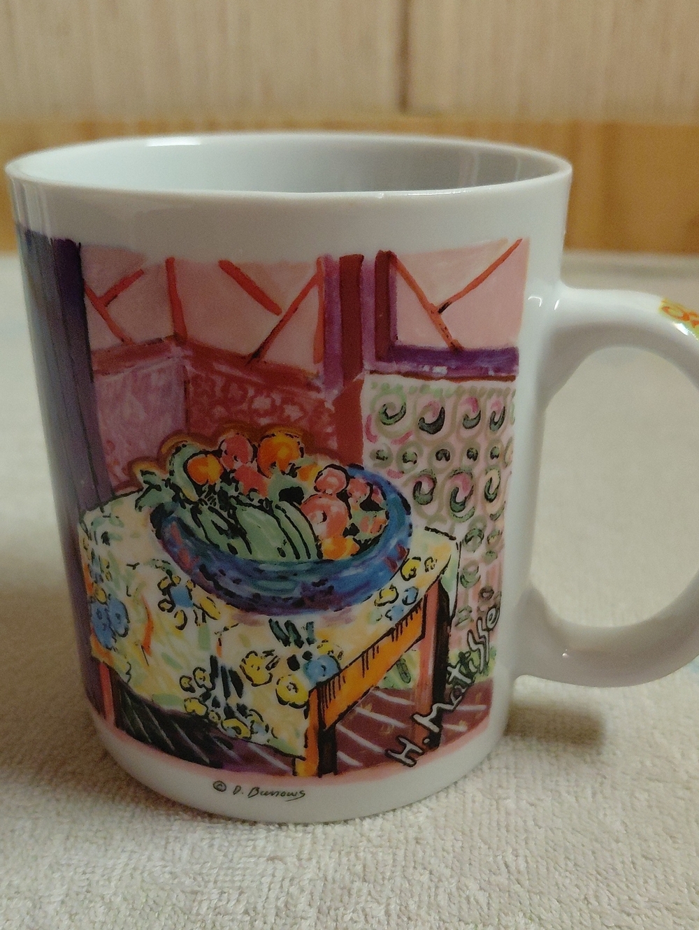 Chaleur Masters Collection Coffee Mug, Henri Matisse Art, D. Burrows Copyright